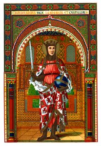 St Ferdinand Ferdinand III av Kastilien och León, 1886 av Unbekannt