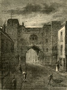 St. Johns Gate, Clerkenwell, c1872. av Unbekannt