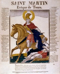 St Martin av Tours, 300-talet 1800-talet av Unbekannt