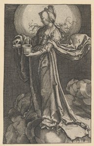 St. Maria Magdalena på molnen kopia, 1518. av Unbekannt