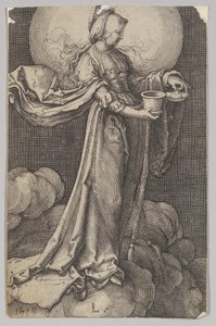 S:ta Maria Magdalena på molnen omvänd kopia.n.d. av Unbekannt