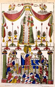 St Mary, drottning av himlen och jorden, 1800-talet av Unbekannt