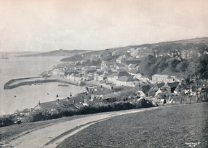 St. Mawes – Visar hamnen och slottet, 1895 av Unbekannt