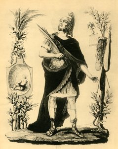 St. Napoleon Officier Romain, Martyr, tidigt 1800-tal, 1921. av Unbekannt