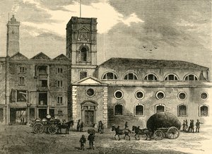 S:t Olaves kyrka, år 1820, c1878. av Unbekannt