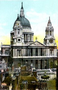 St Pauls Cathedral, London, 1900-talet av Unbekannt