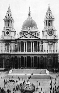 St Pauls Cathedral, London, tidigt 1900-tal av Unbekannt