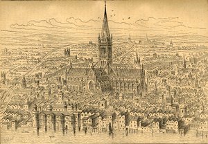 St. Pauls and the Neighborhood 1540, 1897. av Unbekannt