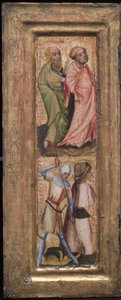 St. Peter och St. Paul, St. George och St. James the Greater, ca. 1424. av Unbekannt