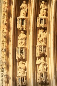 S:t Stefans katedralen archivolt. Detaljer, Bourges, Frankrike av Unbekannt