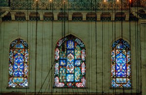 Fönster i målat glas, Suleymaniye-moskén, 1557 av Unbekannt