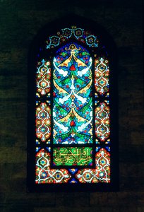 Fönster i målat glas, Suleymaniye-moskén, 1557 av Unbekannt