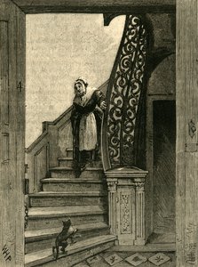 Trappa i Southampton House, c1872. av Unbekannt