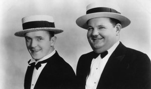 Stan Laurel 1890-1965 och Oliver Hardy 1892-1957, 1900-talet av Unbekannt