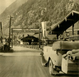 Start av Grossglockner High Alpine Road, Fusch an der Großglocknerstraße, Österrike, c1935. av Unbekannt