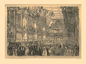 Statsbal i Guildhall, 1851, 1886 av Unbekannt