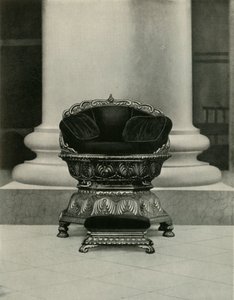 Tippu Sultans statliga säte i regeringshuset, 1925. av Unbekannt