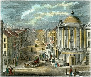 State Street, Albany, New York, USA, c1835 av Unbekannt