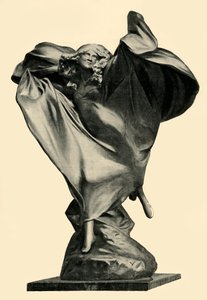Staty av Loie Fuller av Théodore Rivière, c1890-talet, 1903. av Unbekannt