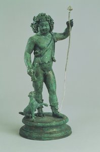 Statyett av Bacchus, Pompeji av Unbekannt