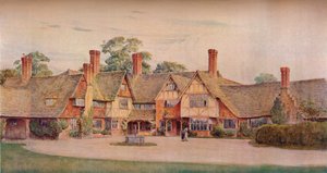 Stoke Barn, Fulmer, Bucks. Gerald Unsworth & Inigo Triggs, arkitekter, 1914 av Unbekannt
