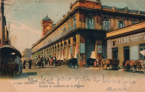 Gatubild, Havanna, Kuba, c1910 av Unbekannt