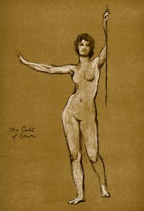 Studie för The Gates of Dawn, 1900 av Unbekannt