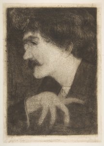 Förslag av Whistler för hans porträtt, 1870-talet. av Unbekannt