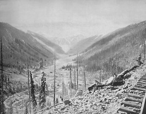 Sultan Mountain, nära Silverton, Colorado, c1897. av Unbekannt
