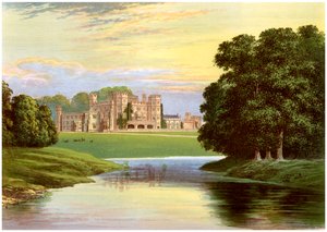 Sundorne Castle, nära Shrewsbury, Shropshire, hem för familjen Corbet-Pigott, c1880 av Unbekannt
