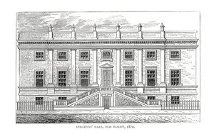 Surgeons Hall, Old Bailey, 1800 av Unbekannt