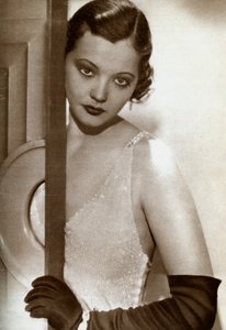 Sylvia Sidney, amerikansk skådespelerska, 1933 av Unbekannt