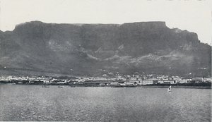 Taffelberget och Kapstaden, 1924 av Unbekannt