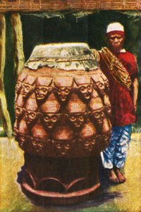 Talande trumma, Kamerun, c1928. av Unbekannt