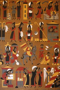 Gobeläng i Saint-Pierre de Solesmes kloster: Life of Saint Benedict, Solesmes, Frankrike av Unbekannt