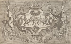 Plaketter och andra prydnadsföremål av olika och nyckfulla uppfinningar Kartuscher och andra prydnadsföremål o ..., 1773. av Unbekannt