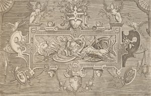 Plaketter och andra prydnadsföremål av olika och nyckfulla uppfinningar Kartuscher och andra prydnadsföremål o ..., 1773. av Unbekannt