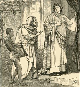 Tarquinius och Sibylla, 1890. av Unbekannt