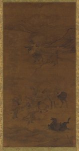 Tartariska ryttare, Mingdynastin, 1368-1644. av Unbekannt