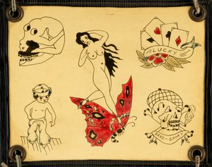 Tattoo Flash, 1900-talet. av Unbekannt