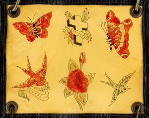 Tattoo Flash, 1900-talet. av Unbekannt