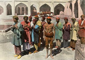 Teheran. Procession De Derviches Martyrs, Procession av Dervisch Martyrs, 1900. av Unbekannt