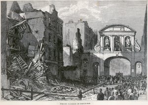Temple Bar, London, 1877 av Unbekannt