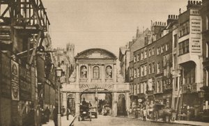 Temple Bar: Stadsgränsen i Stranden år 1878, c1935. av Unbekannt