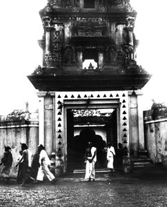 Temple, Singapore, 1900 av Unbekannt