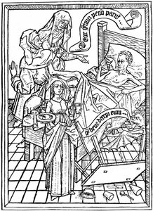 Frestelse till otålighet, c1465 1964. av Unbekannt