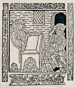 Hyresgäst betalar hyra, 1523, 1903 av Unbekannt