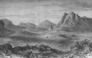 Thaba Bosigo, basuternas fäste, c1880 av Unbekannt