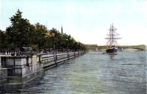 Thames Embankment, London, 1900-talet av Unbekannt