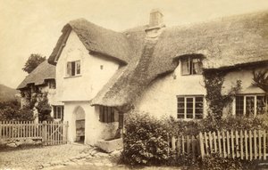 Halmtak stuga, Lustleigh, Devon. av Unbekannt